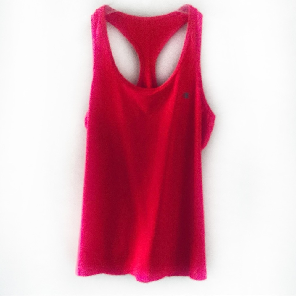 Champion Athletic Racerback Red Tank Top Sz M